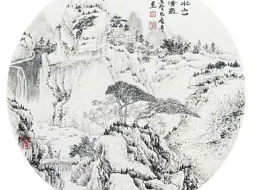 landscape painting texture (ID:ffaag09737)