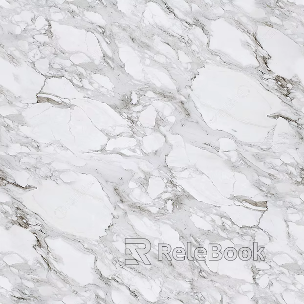 Mesh pattern marble big flower white aluminum-plastic panel seamless texture