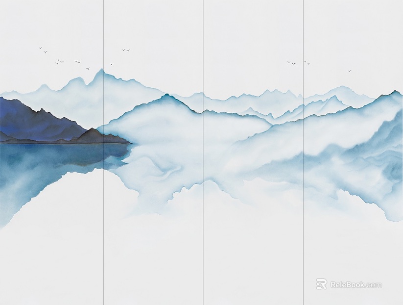 landscape painting texture