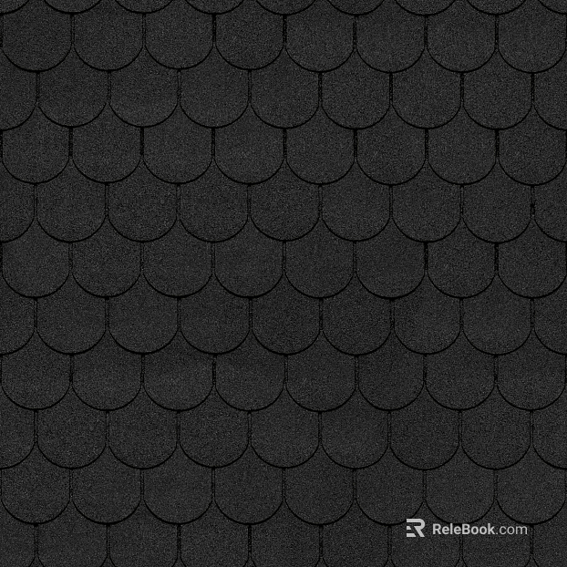 Roof tile top asphalt shingle texture