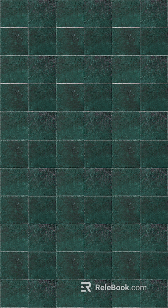 Vintage green distressed square handmade brick texture