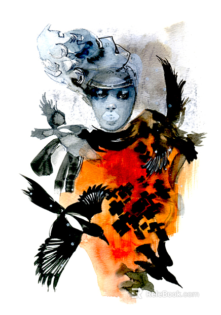 figure painting texture