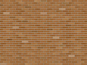 Brick wall annealed red brick seamless 3d model