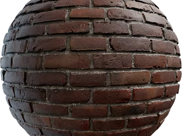 Brick wall PBR texture (ID:ffach458664)