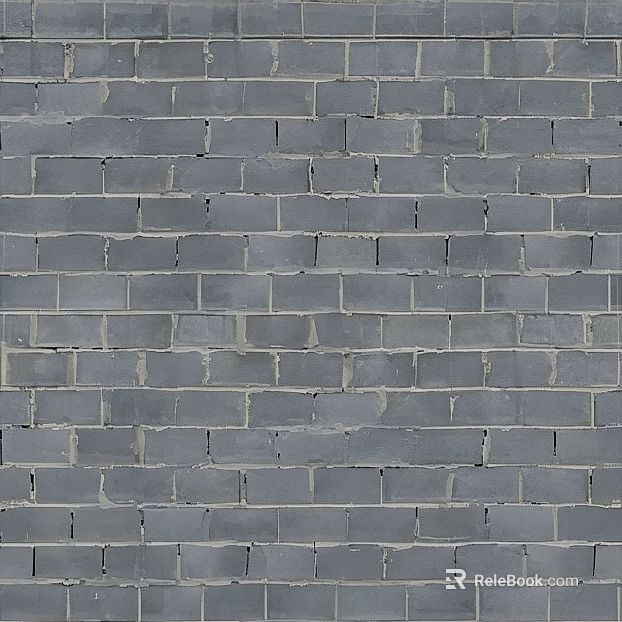 Shabby dark gray old brick texture