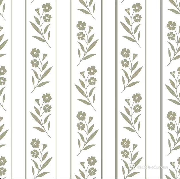Floral Striped Line Wallpaper Wall Cloth Wallpaper Wallpaper Wall Cloth texture