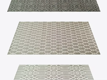 Geometric Pattern Carpet Living Room Bedroom Applicable texture (ID:ffaeh984744)