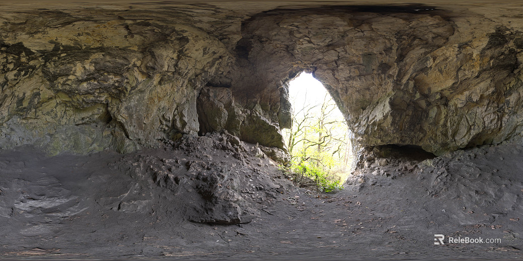 Outdoor Cave Day HDR texture