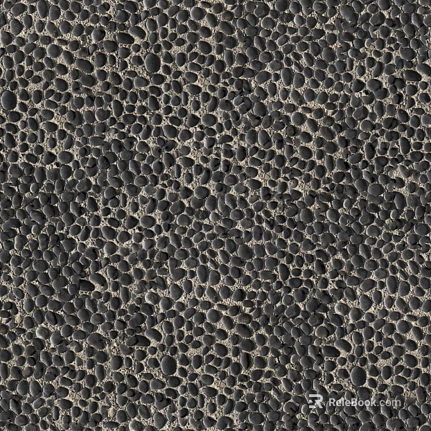 Chinese-style cobblestone floor paving texture