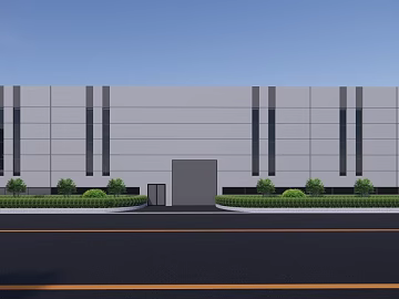 Exterior view of light gray industrial wind plant texture (ID:ffaeh703864)
