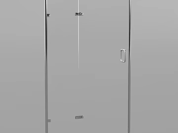 Transparent glass shower door texture (ID:ffaeh576884)