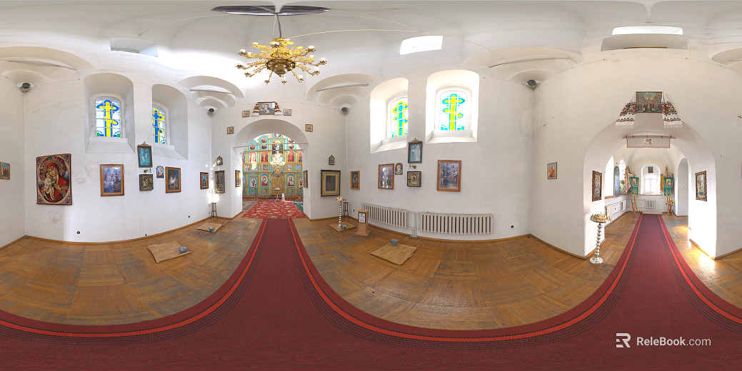 Indoor Gallery Day HDR texture