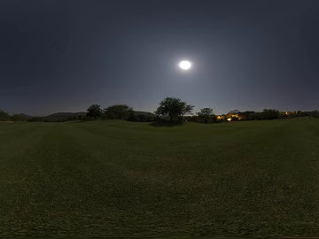 Outdoor lawn night view HDR texture (ID:ffabg03251)
