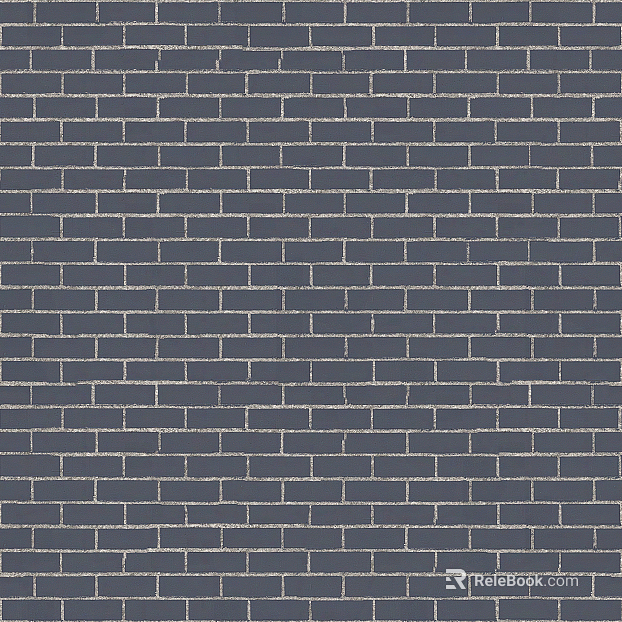 Dark gray matte I-word staggered brick wall texture
