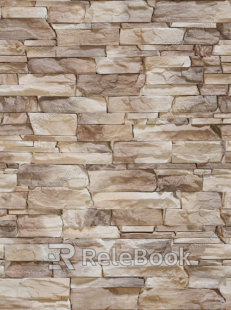 A brick wall texture map with uneven, rustic bricks in shades of red and brown, displaying signs of wear and age, set against a backdrop of subtle, white noise for added realism.