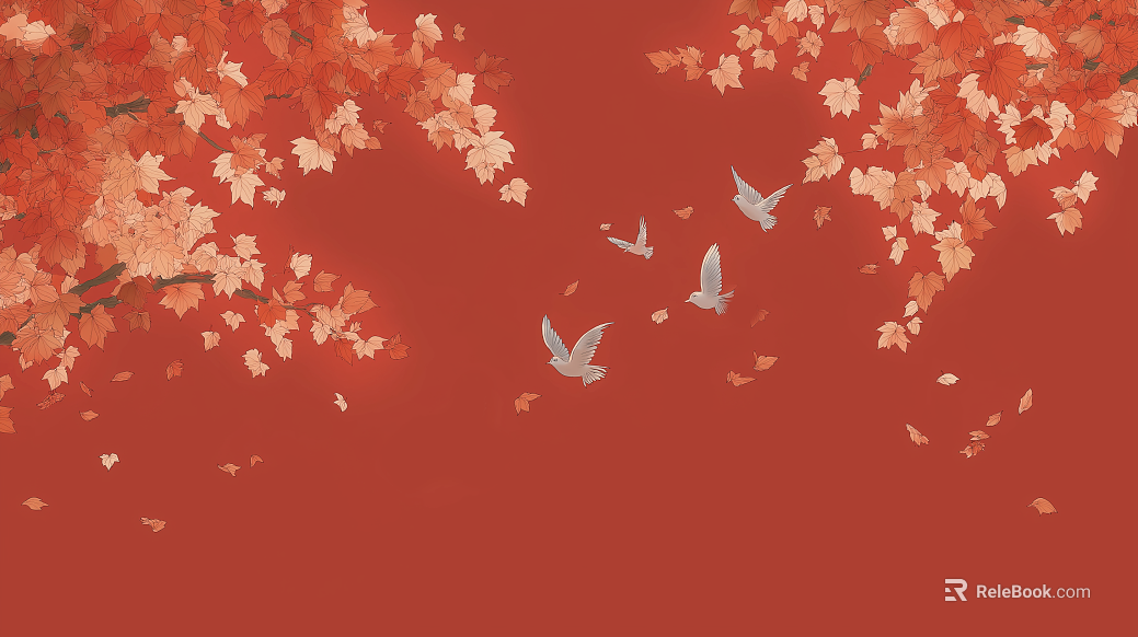 New Chinese Style Mural Decorative Painting texture