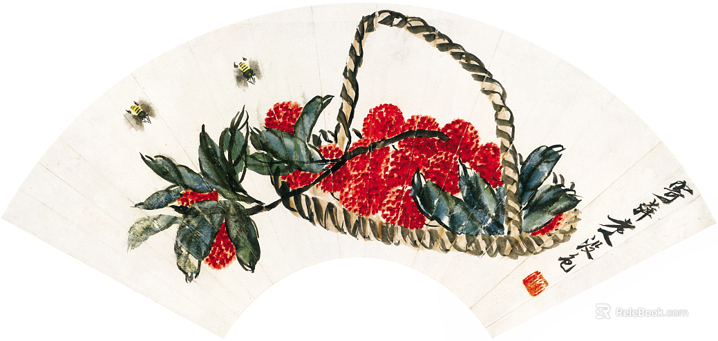 Plant painting texture