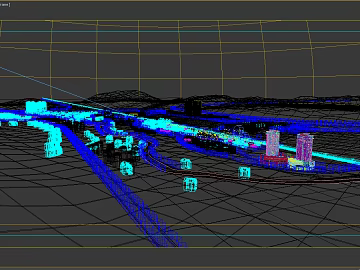 Urban Night Scene Exterior Model texture (ID:ffaeh151824)