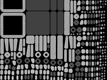 Black and white gray geometric metal brick background wall texture (ID:ffaeh081889)