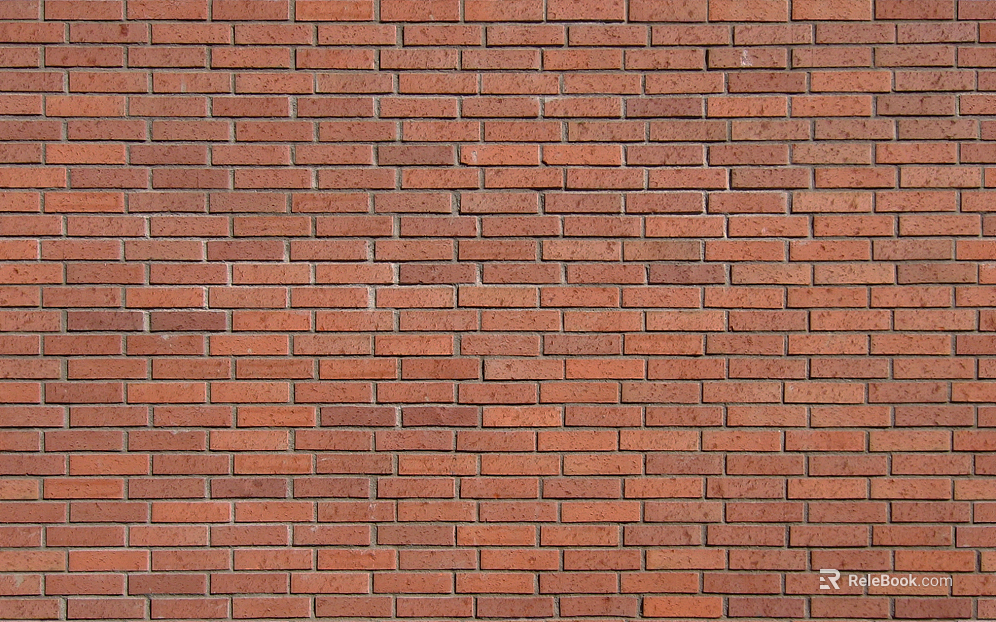 Brick wall villa facade red cultural brick seamless texture