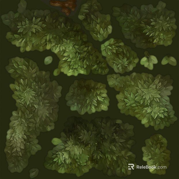 Dark Green Moss Landscape Landscaping texture