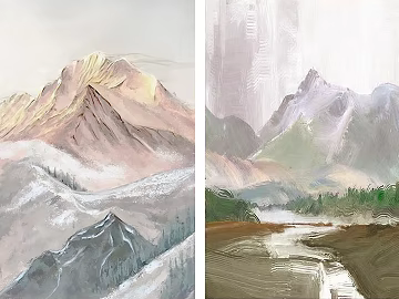 landscape painting texture (ID:ffagg96925)