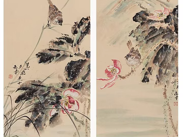 flower-and-bird painting texture (ID:ffaag06060)