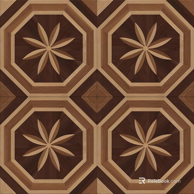 French Vintage Wood Pattern Collage texture