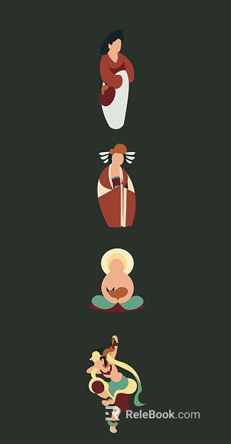 cartoon painting texture