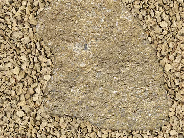 Light beige gravel courtyard ground pavement texture (ID:ffaeh466089)