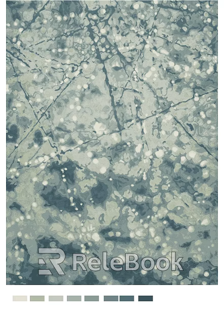Plant painting texture