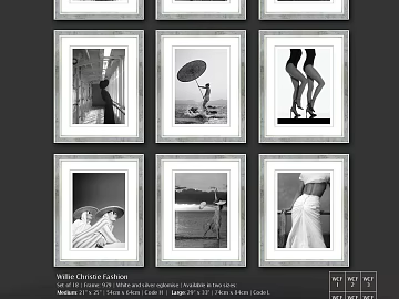 black and white painting 3d model