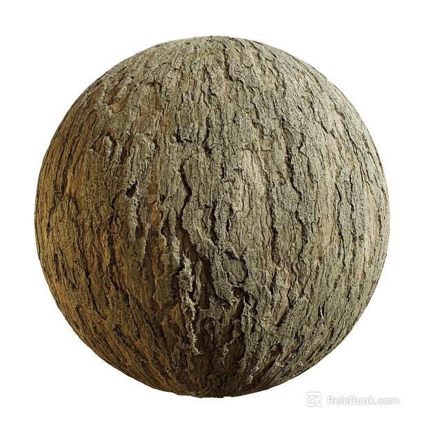 East Asian Bark PBR texture