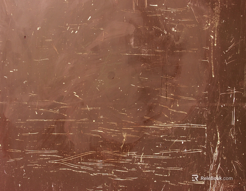 Retro brown distressed metal wall finish texture