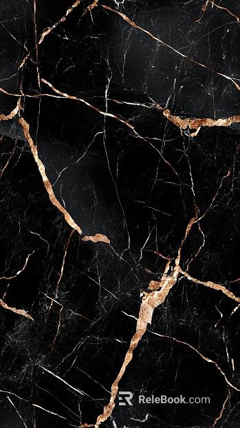 Black Golden Flower Marble texture