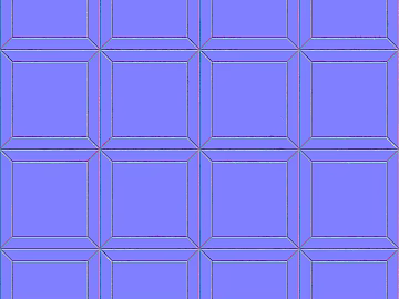 Purple Check Tile Wall Paving 3d model