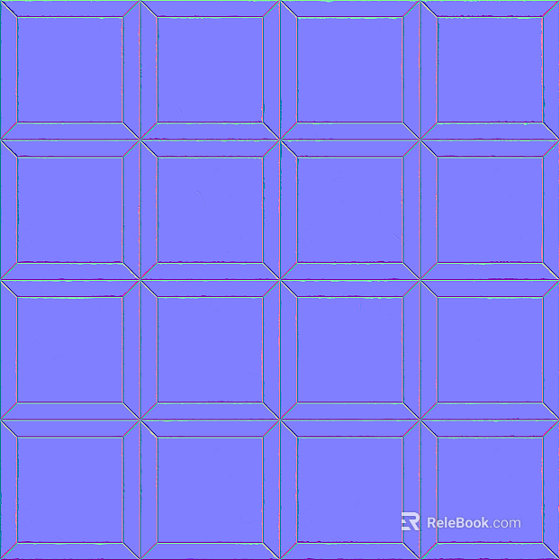 Purple Check Tile Wall Paving texture