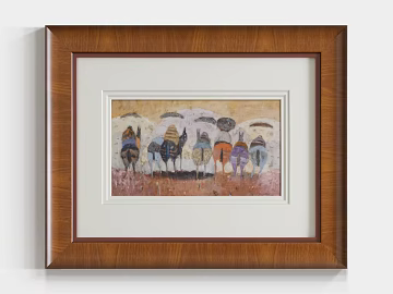 Abstract figure group image solid wood frame decorative painting texture (ID:ffaeh922136)