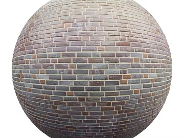 Brick wall PBR texture (ID:ffach867281)