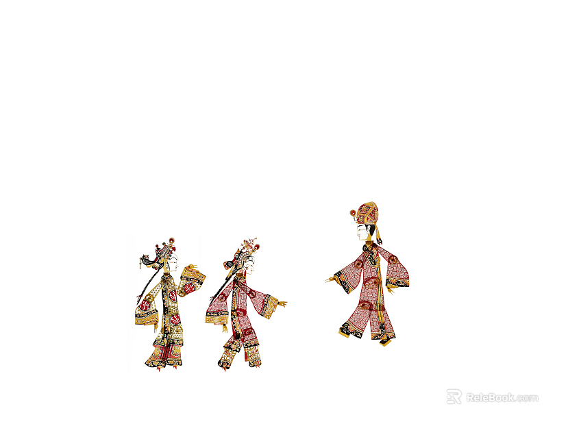 paper-cut painting texture