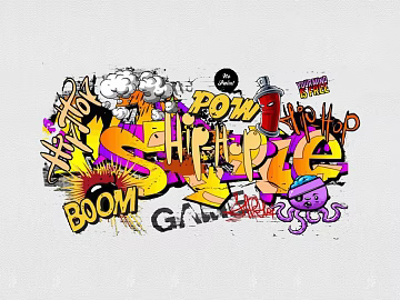 cartoon painting texture (ID:ffajg80200)