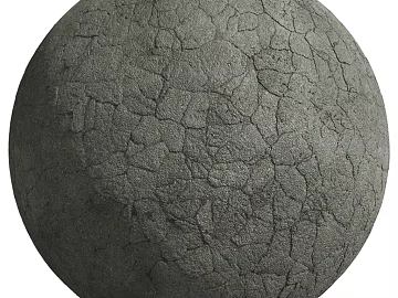 Cement ground PBR 3d model