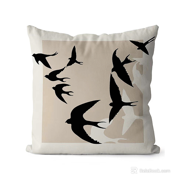 Modern pillow pillow texture