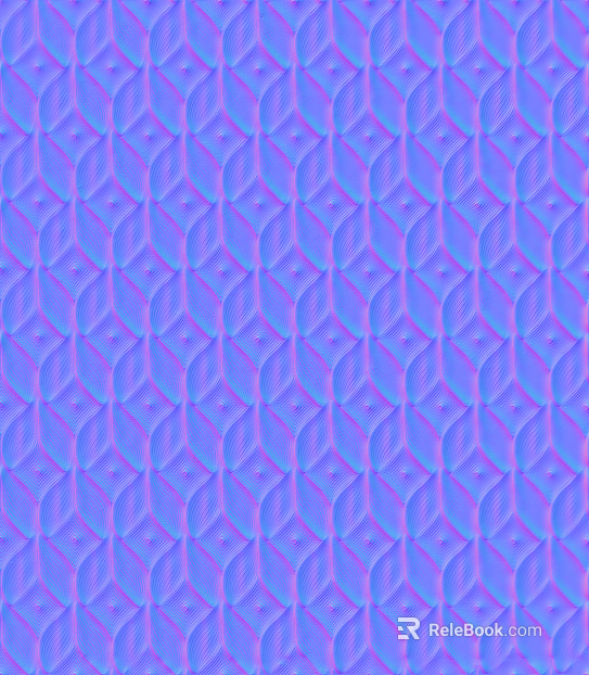 Petal Molding Plate Bump Normal texture