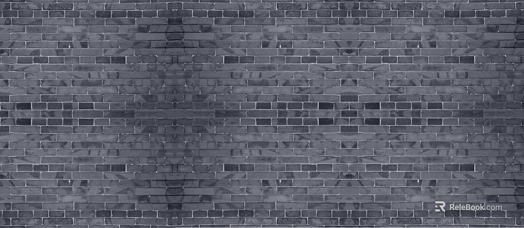 Brick wall green brick white seam texture