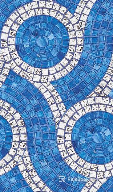 Art ceramic mosaic texture