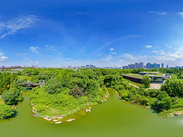 HDR City Eco Park Panorama texture (ID:ffach975803)