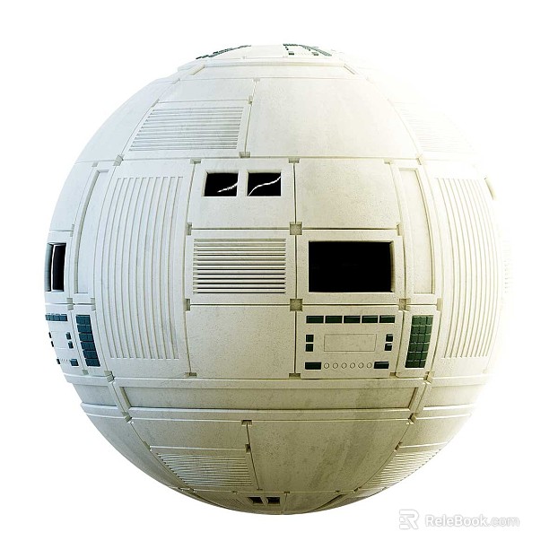 Space capsule PBR texture