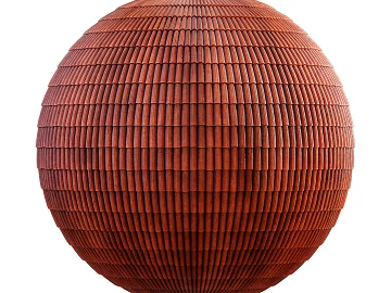 Red Tile Roof PBR texture (ID:ffach078694)