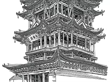 architectural painting 3d model